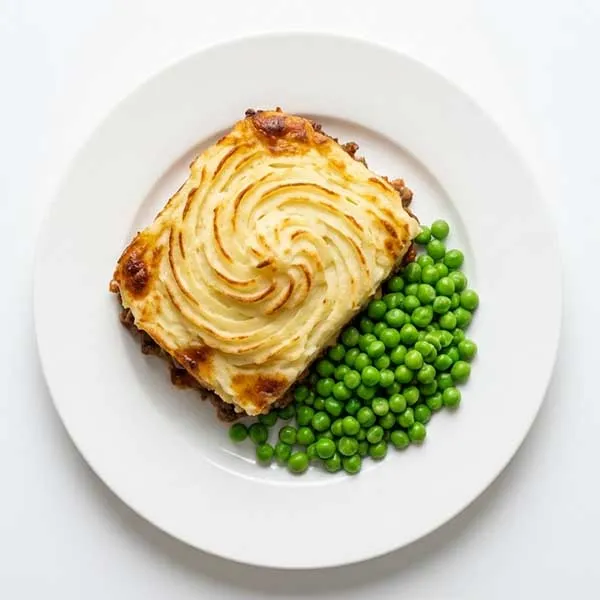 Classic Beef Shepherd's Pie with Creamy Potato Mash & Peas